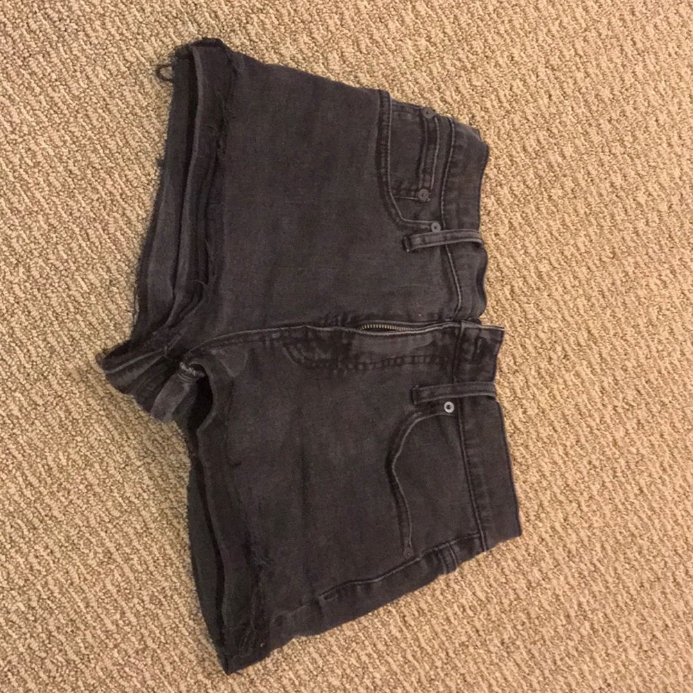 black madewell jean shorts
